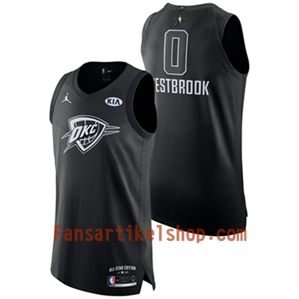 NBA Oklahoma City Thunder Trikot Russell Westbrook 0 2018 All-Star Jordan Brand Schwarz Swingman - Herren NBA Oklahoma City Thunder Trikot Russell Westbrook 0 2018 All-Star Jordan Brand Schwarz Swingman - Herren